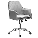 tulpenfuß Bürostuhl Größe: B43 x T58 x H86 -96 cm, der sitz, bietet eine Sitzfläche von 43 cm (Breite) x 58 cm (Tiefe), 7 cm gepolsterte Sitzgelegenheiten und 23 cm arme. Dank der integrierten Gasdruckfeder können sie die Höhe des Stuhle nach ihren eigenen bedarf verstellen.