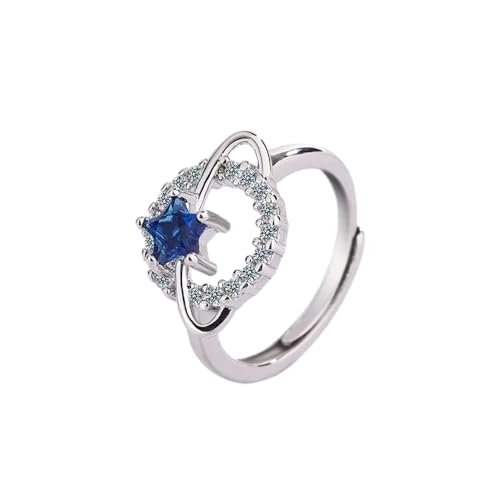 Bague planète étoile Saturne lune bijoux fille cadeau anniversaire voyage n07