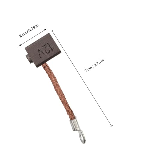 Cepillo de carbono para motor con muelles resistentes POPETPOP de 2 piezas 3