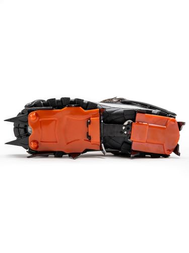 Image of Bacca Bucci Adventure Gripster Ice Traction Crampons Free Size (Black and Orange, Free Size)
