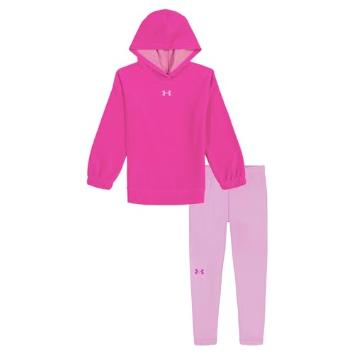 Image of Under Armour Girl's 2-piece Sweatshirt and Leggings Outfit Set