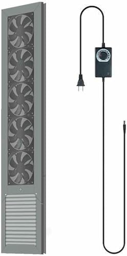 Image of Telescopic Vertical Window Fan 35-155cm Optional, Punch-Free Window Exhaust Fan for Home, Bedroom, Kitchen, Stepless Speed Control-1pcs