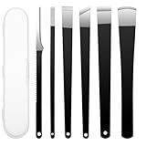 Classicseali 6 Stück Eingewachsene Zehennägel Set mit Aufbewahrungsbox,Pediküre Werkzeug Edelstahl,Professionelle Pediküre-Werkzeuge für Füße,Fußpflege Werkzeuge für Entfernen Sie abgestorbene Haut