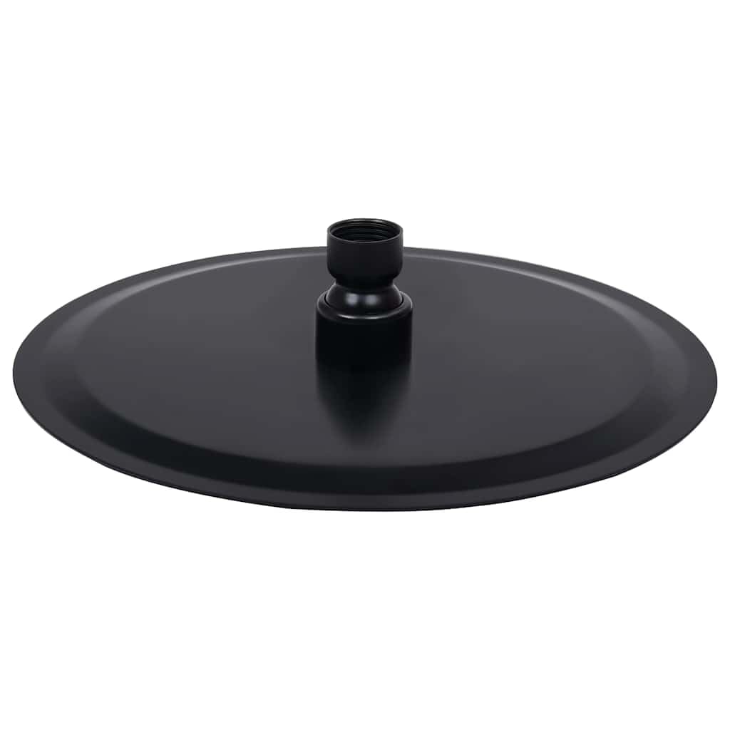Alcachofa de ducha de acero inoxidable de 20 cm redonda negra con 95 boquillas antical, ahorro de agua y alta presión, para baño, ducha, masaje, chorro de agua
