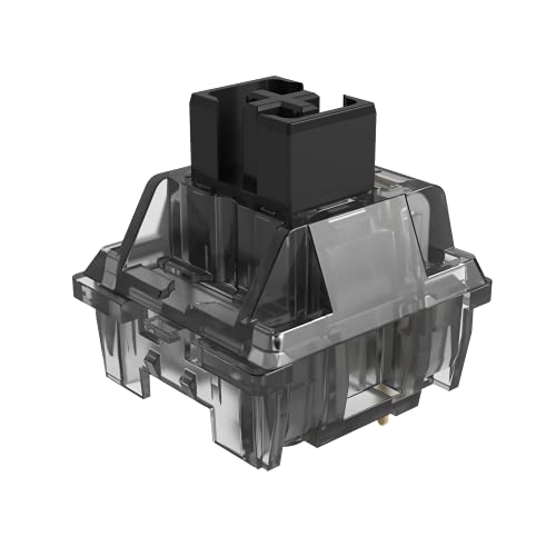 EPOMAKER AKKO CS Jelly Black Linear Switch Set for Mechanical Gaming Keyboard, 3 Pin Switch, 45 Stück (AKKO Jelly Black) Cover