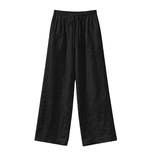 Pantalon décontracté jambe droite fluide grande taille stretch - 2