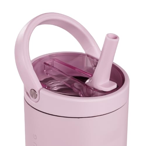 Image of HydroJug Sport 14 oz Insulated Kids Water Bottle with Straw, Sweet Pea