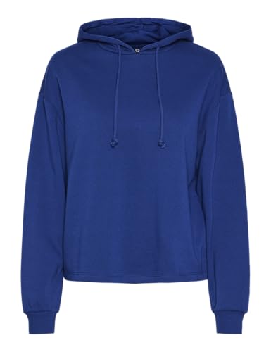 PCCHILLI LS Hoodie Noos BC Felpa Bellwether L donna con cappuccio blu