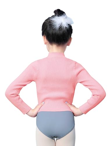 Dayrose Girl's Ballet Sweater, Soft Long Sleeve Girls Active Sweater, Pullover Girls Dance Sweater for Ballet/Warm Ups2