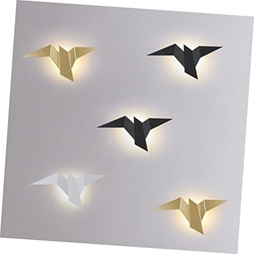 Lámpara de pared de PC resistente Operitacx con silueta LED para estética premium 5