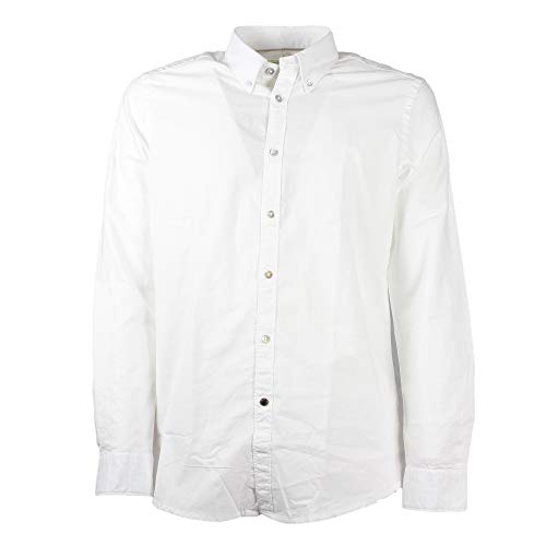 Chemise Oxford Blanche Allée des Quais 963 Homme : la perfection des finitions en taille XXL