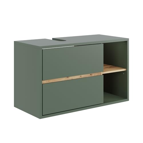 Vicco Waschbeckenunterschrank Grün/Artisan Viola 100x60x46 cm -...