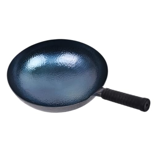 Wok tradicional de hierro Unomor con mango resistente miniatura 1