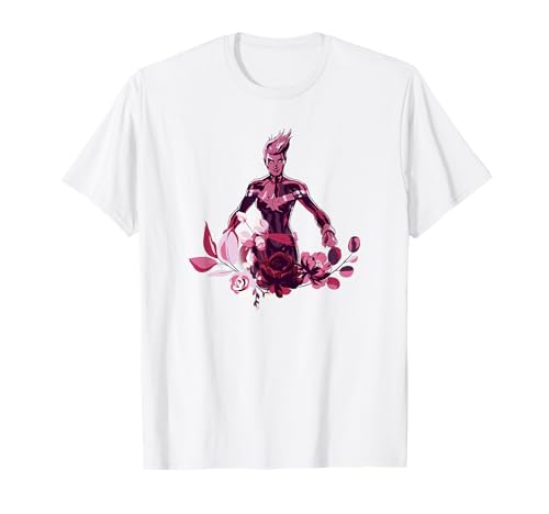 T-shirt Captain Marvel Flora exprimez votre force et votre douceur au quotidien