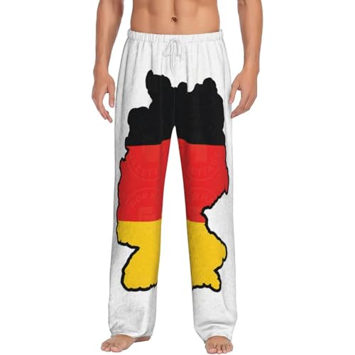 Pantalon de pyjama homme imprimé allemand : le cadeau idéal en polaire
