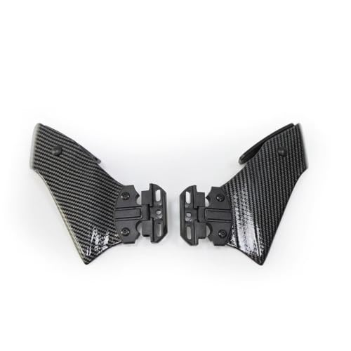 Aile latérale Ninja 400 réglable : spoiler moto avec base miroir brillant