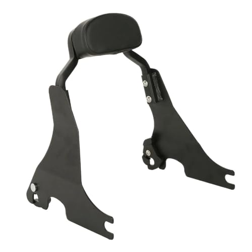 Dossier Passager Arrière Moto Noir Court pour Harley Sportster Iron 883 et XL1200 2004-2021