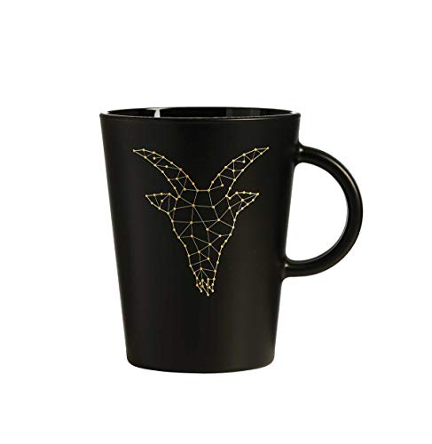 Zauberwerk Kaffeebecher mit Untertasse 380 ml Sternzeichen Steinbock