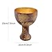 Bulex Indiana Jones Holy Grail Cup Crafts 1:1 Resin Replica Halloween Cosplay Prop (Gold)