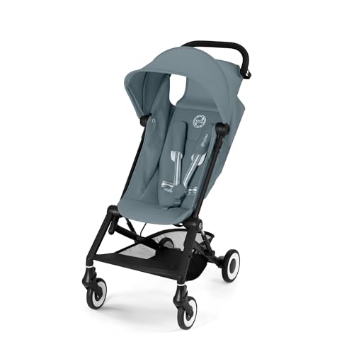 CYBEX Gold Buggy AGIS, Da circa 6 mesi a circa 4 anni (max. 22 kg), Si adatta a bagaglio a mano, Stormy Blue (blu)