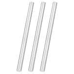 sourcing map 3pcs 304 Stainless Steel Round Rods, 3/8" Dia x 6" Length Stainless Steel Metal Solid Shaft Rod Bar for Industry Use Metal Working Hobbies DIY Craft, Silver