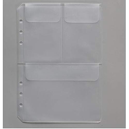 SUNSHINETEK A5 6 Ring Binder Zakken 6 stks Zip Lock Pouch + 2 stks 2 aparte opbergzakken + 2 stks Credit Card Houder… - Image 4