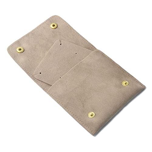 Yisawroy Sacs de rangement en velours avec bouton-pression pour colliers, boucles d'oreilles, montres et autres bijoux Cover