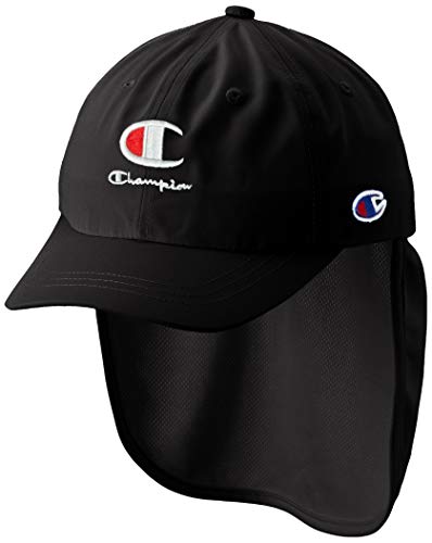 [チャンピオン] キッズ Champion Kids キャップ タレ付き 141-0109 ブラック 日本 53~55cm (FREE サイズ)