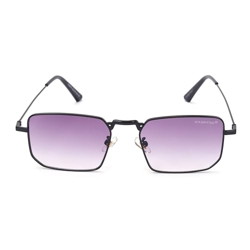 Image of HASHTAG EYEWEAR Sunglasses for Men & Women | Trendy Metal Frame Full Rim Glasses | UV400 Protection, Scratch-Resistant, Lightweight & Durable, Stylish Fashion Eyewear for Outdoor