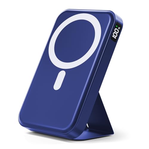 Gxorul Magnetic Power Bank, 10000mAh Wireless Portable...
