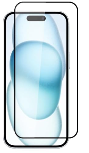 Image of Premium Tempered Glass Screen Guard Compatible With Iphone 16 (6.1 Inch) | 9H Hardness | Edge to Edge Protection | Anti Scratch | Bubble Free Installation | HD Clear