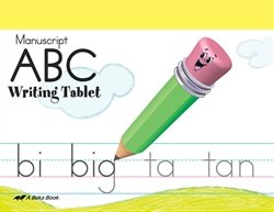 ABC Writing Tablet - Abeka K4 4 Year Old Kindergarten Manuscript Penmanship Student Work Book