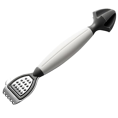 AKTOUR Spremiagrumi manuale in acciaio inox, spremiagrumi manuale, in legno (beige, taglia unica)