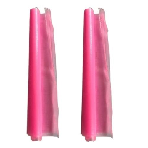 Tela Aida Solubile Tela idrosolubile for Punto Croce Tessuto Che scompare in Acqua Tela idrosolubile Fai da Te for Ricamo Accessorio(Pink,22x200cm)