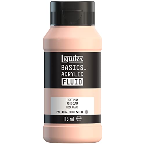 Liquitex 8870391 Basics Fluid - Peinture acrylique à consistance fluide, à séchage rapide, résistante à la lumière, imperméable, à base d'eau, Flacon...