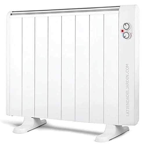 Emisor térmico 8 elementos sin aceite. 1500W. 2 niveles de potencia. Pies de apoyo incluidos.