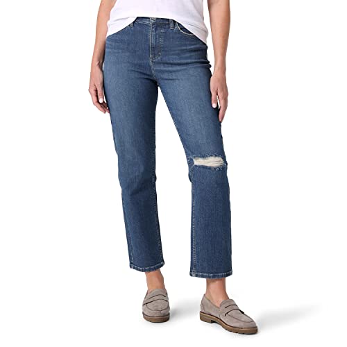 Jean droit vintage taille haute Lee galbant et confortable coloris Everyday Dx