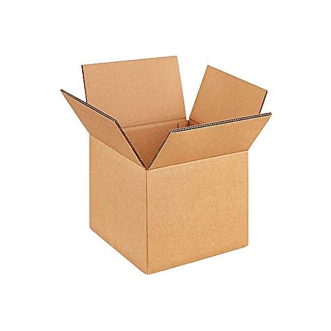 5 x AKAR 406 x 406 x 406 mm Medium Size Double Wall 16x16x16"" Shipping Mailing Parcel Postal Brown Heavy Duty Cardboard Boxes Cover