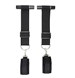 Schwarz Multi-Knopf AnfäNger Ring ZubehöR Fitness Handschuhe Paar Geschenk Armband Handschuhe üBung ArmstäRke, Verbessern Finger FlexibilitäT Paar Geschenk