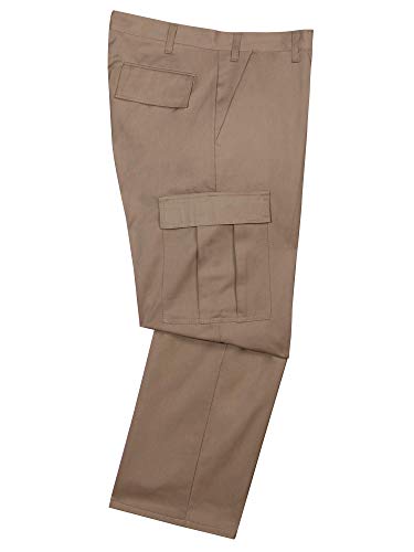 Relaxed Fit Wrinkle Free Cargo Pants