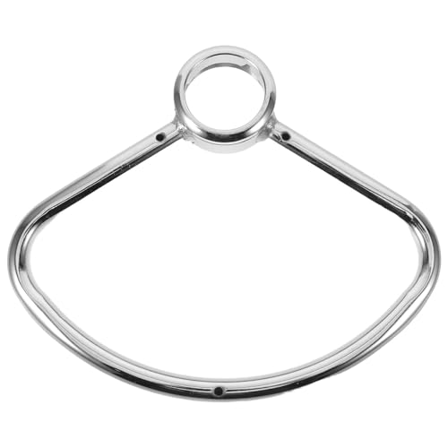 STOBAZA Base Reposapiés Resistente de Metal para Taburete de Bar Diseño Semicircular Integrado, Durabilidad Heavy Duty, Adecuado para Pub y Sala de Juegos