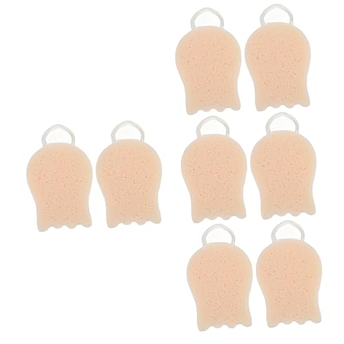 FRCOLOR 8 Piezas Bola De Baño Esponjas Para Bebe Recien Nacido Esponjas De Baño Para Ducha Depurador Puf De Ducha Hojaldre Corporal Exfoliante Esponja Bebe Poliéster Bañera Natural Bebé