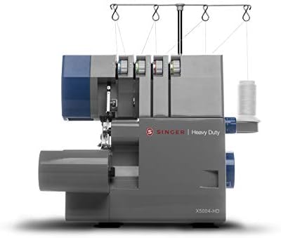 SINGER | Heavy Duty Serger Overlock Machine | Metal Frame | 2/3/4 Thread Capacity | 60% Larger Cutting Knife