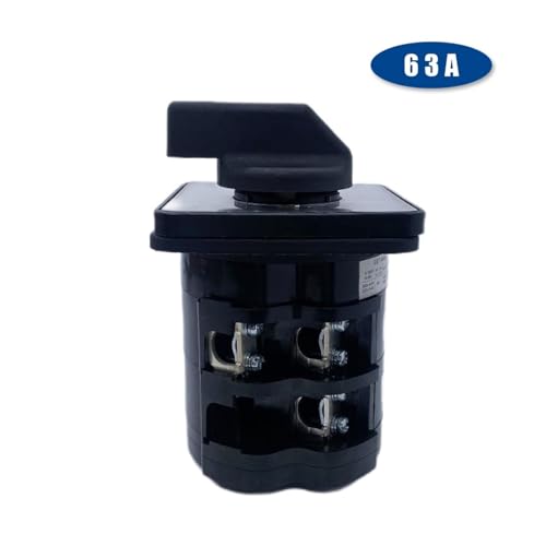 Interruptor de leva de corte con dos polos y capacidad de 60 A 4