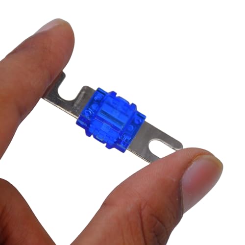 Image of KMH 60A Mini ANL Fuse Kit Nickel Blade Plated Fork Fuses | Car Audio & Video Circuit Breaker Protection | Electronic System Fuse Holder for Safe Power Distribution, Pack of 10