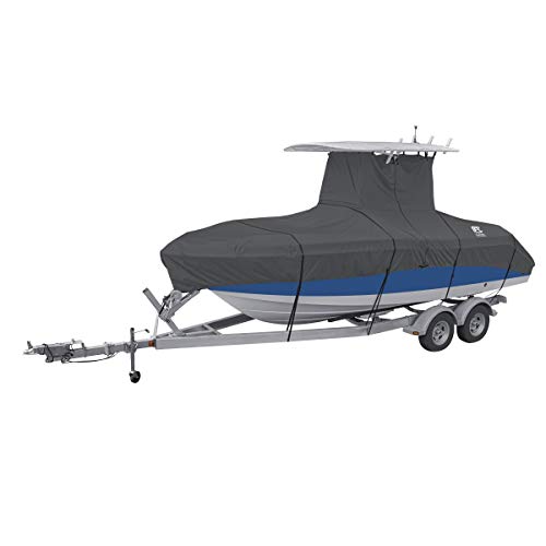 Classic Accessories StormPro Heavy Duty Center Console T-Top Roof Boat Cover, For 22'-24