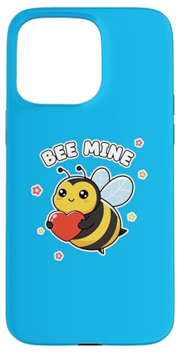 Cute Bee Mine �o�����^�C���f�[ ���u �n�[�g Be Mine �ʔ��� �ʟ����B �X�}�z�P�[�X iPhone 15 Pro Max �p