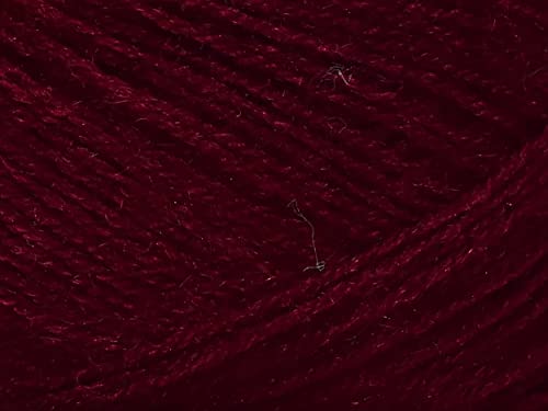 Image of M.G Microshine Mehroon (300 gm) Wool Hank Hand Knitting Wool /Art Craft Soft Fingering Crochet Hook Yarn, Needle Knitting Yarn Thread dye G T CB