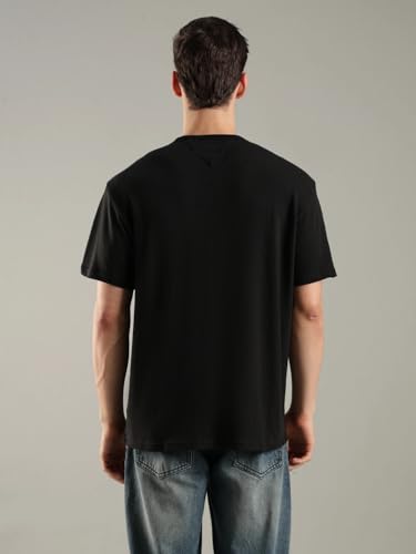 Image of Solid Relaxed Fit Cotton T-Shirt