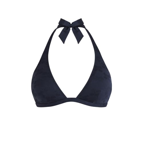 Women's Halter Bikini Top Jacquard Monogram